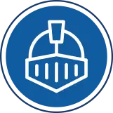 Champion archetype icon of helmut