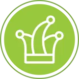 Catalyst archetype icon of jester hat