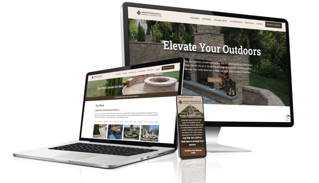 Professional Pavers Web Redesign