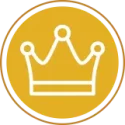 Ruler archetype icon of crown